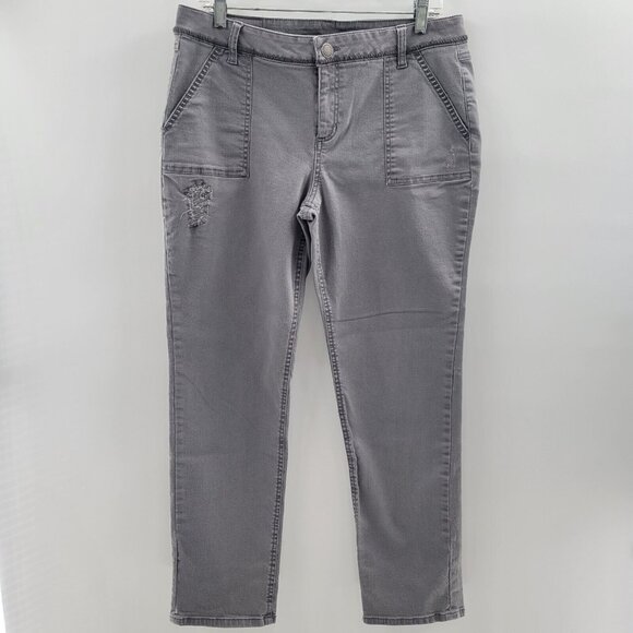 Bob Timberlake Women's Size 10‎ Designer Jeans Gray - Picture 1 of 9
